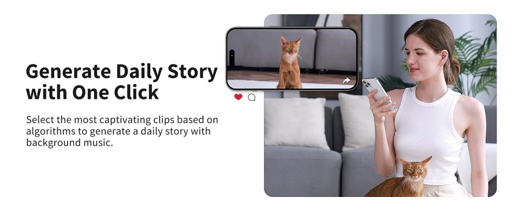 PawtyGlobal smart pet feeder with integrated 1080P HD camera and night vision