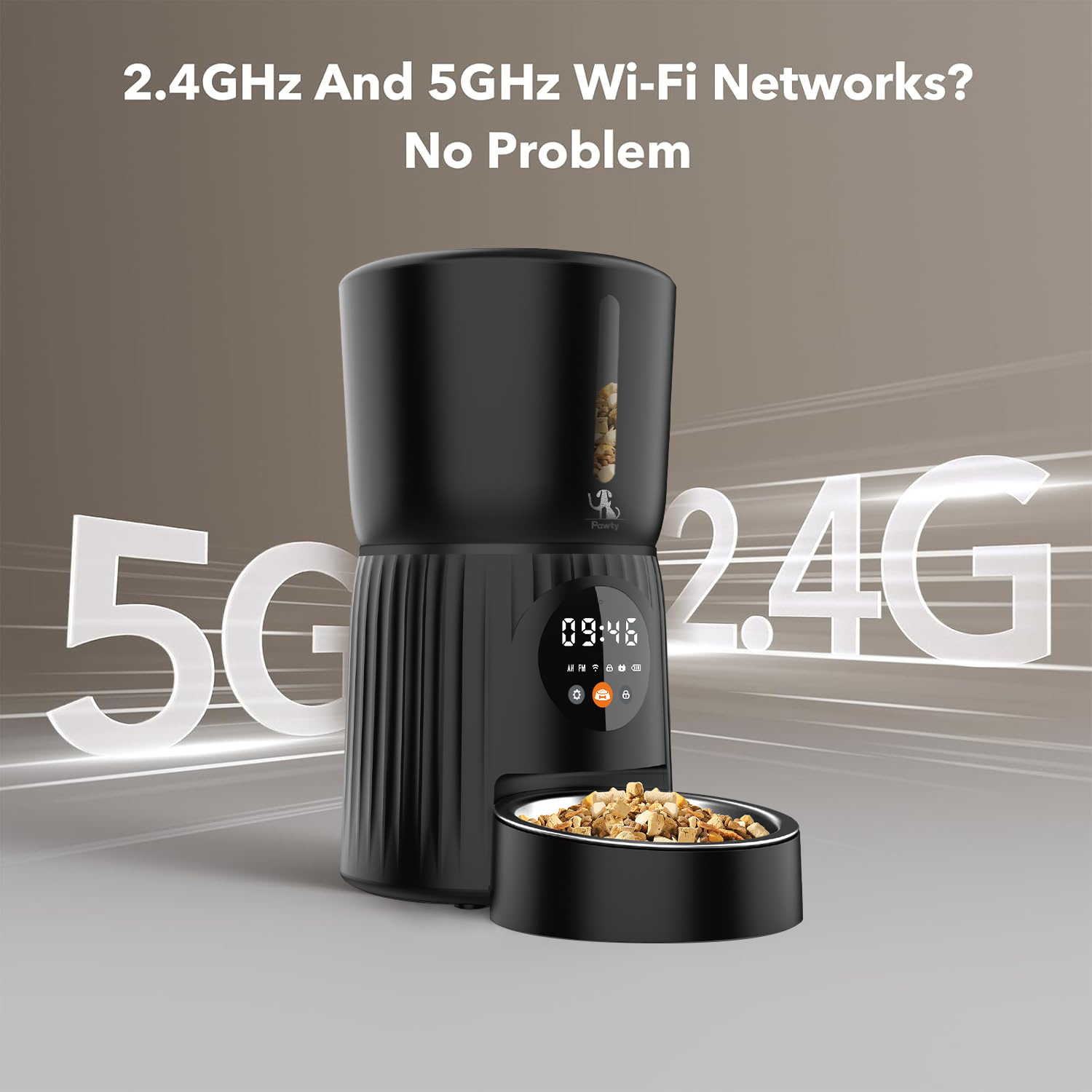 Automatic pet feeder 4L App remote control Pawty Global