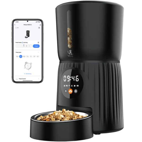 Wi-Fi Pet Feeder with App Control | 4L Automatic Food Dispenser | Pawty Global