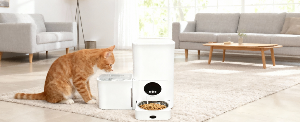 2 in 1 Automatic Pet feeder-Pawty Global
