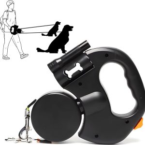 Dual Retractable Dog Leash-Pawty Global