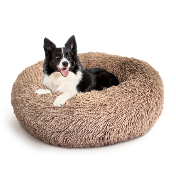 Award-Winning Donut Pet Bed with Calming Raised Rim | Machine Washable & CE Certified Comfort | Pawty Global