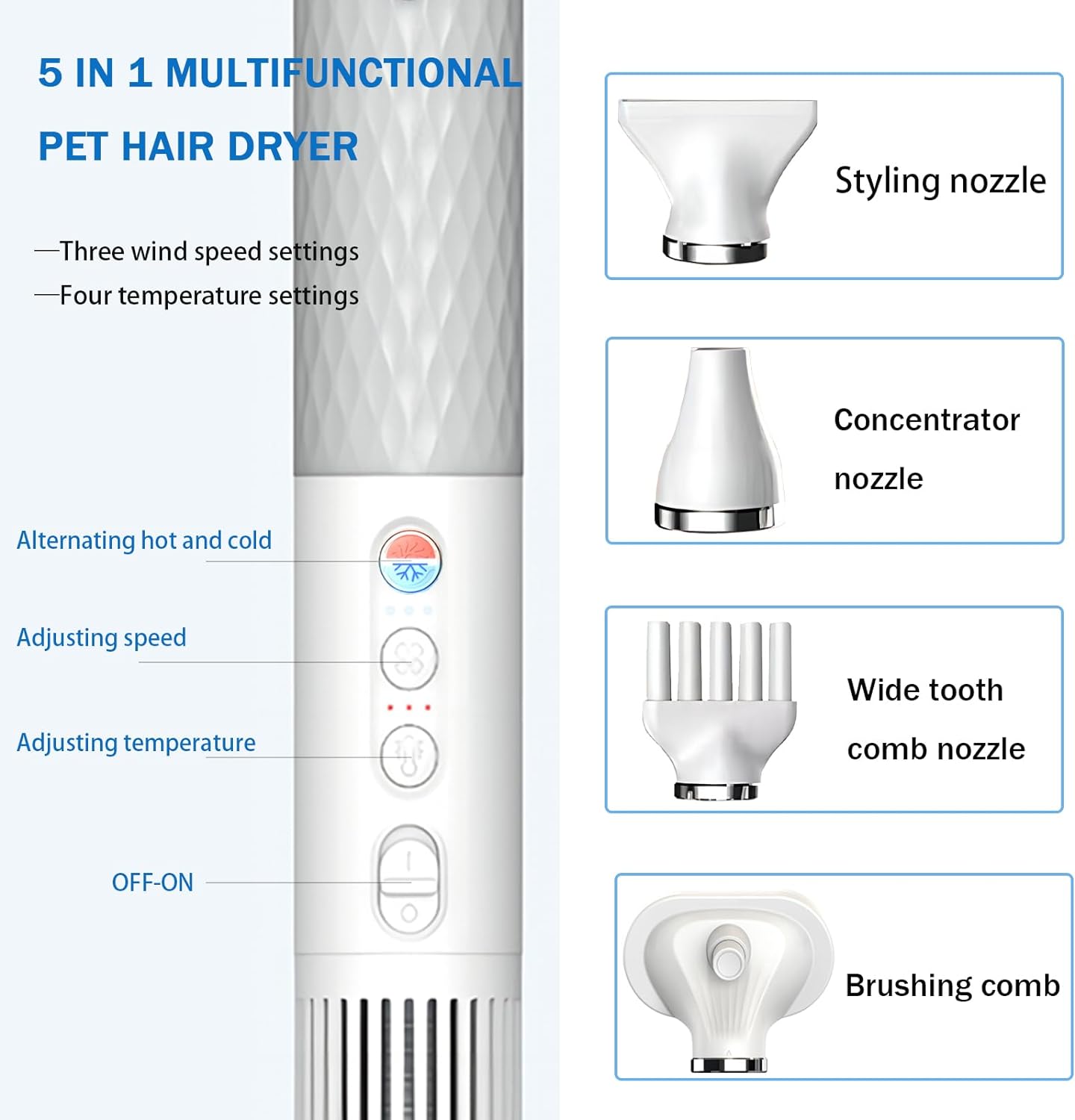Portable Handheld Pet Dryer