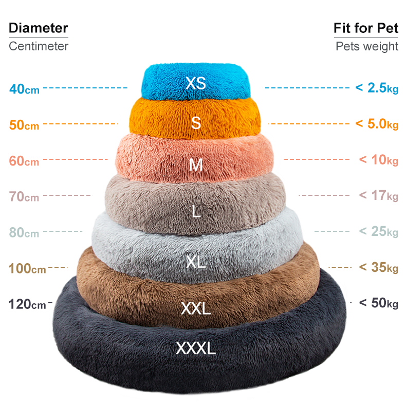Pet Calming Donut Bed-Pawty Gobal