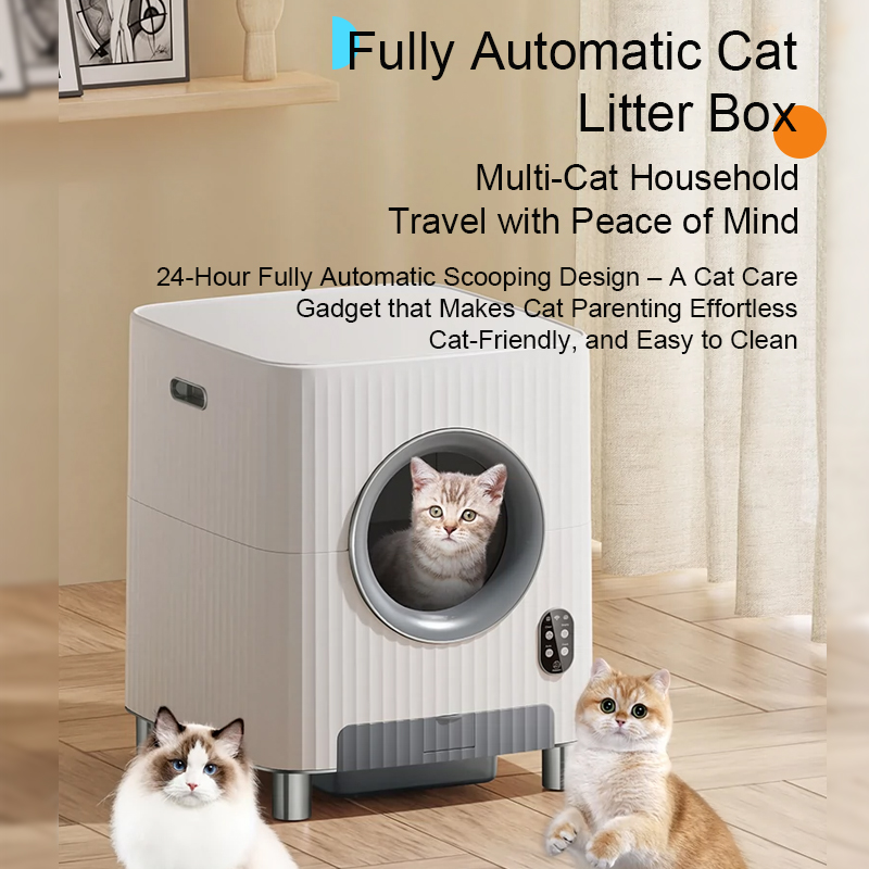 Video Automatic Cat Litter Box-Pawty Global