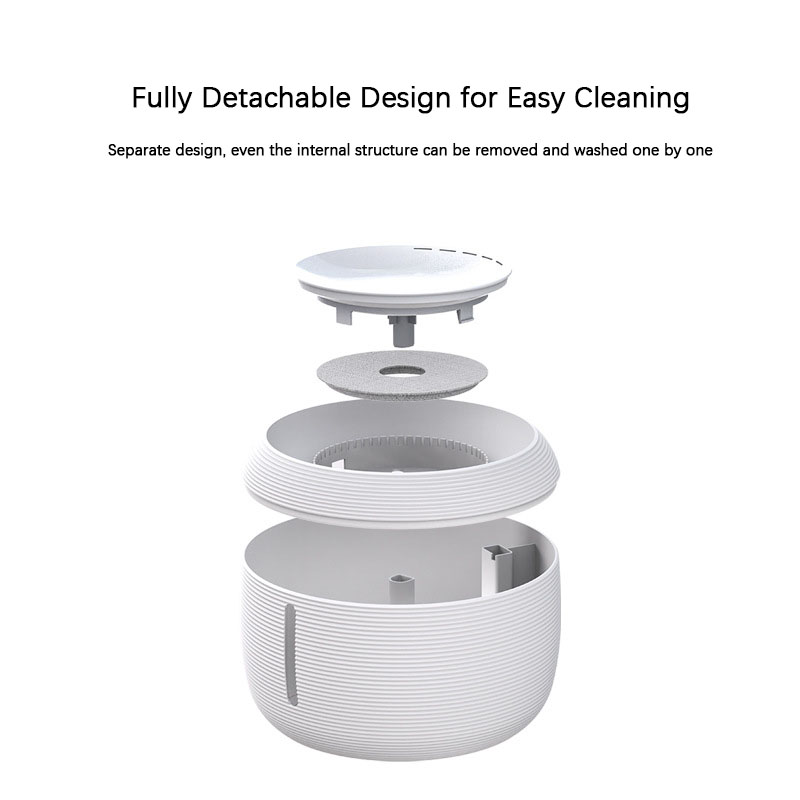 Smart LED Pet Water Fountain with Ultra-Quiet Pump | Automatic Filtered Drinking Dispenser with Large Capacity | Pawty Global - Image 3