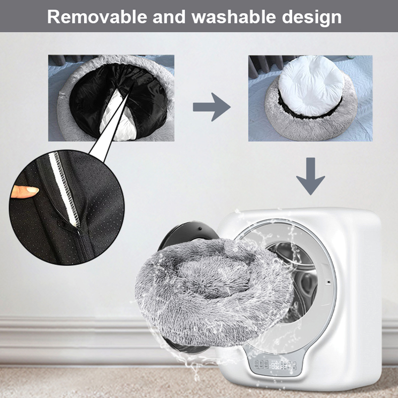 Pet Calming Donut Bed-Pawty Gobal