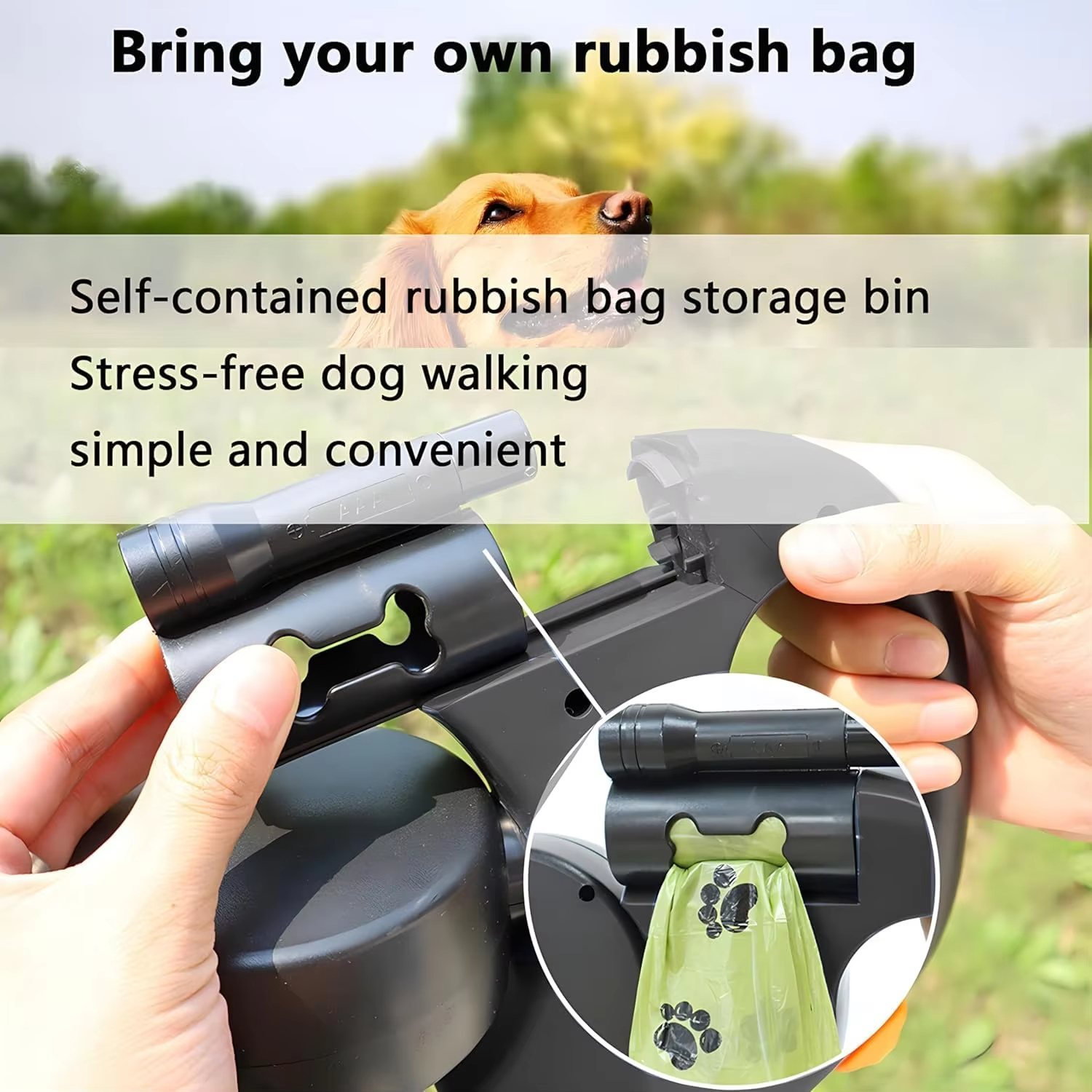 Dual Retractable Dog Leash-Pawty Global