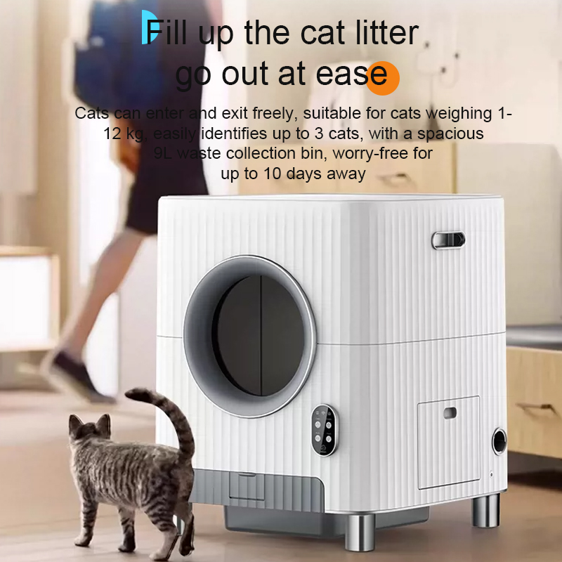 Video Automatic Cat Litter Box-Pawty Global