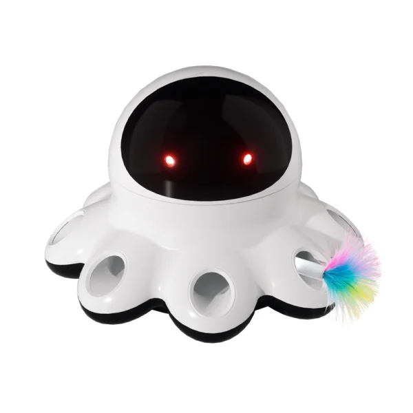 Pawty Global 2-in-1 Smart Induction Interactive Cat Toy – Whack-A-Mole & 360° Laser