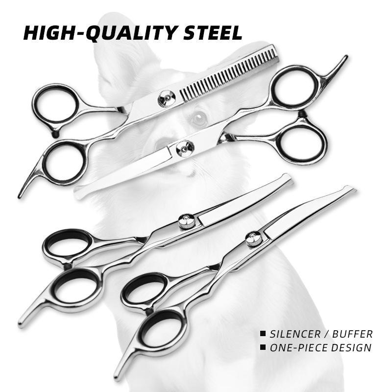 Pawty Global 6" Premium Steel Pet Grooming Scissors Wholesale