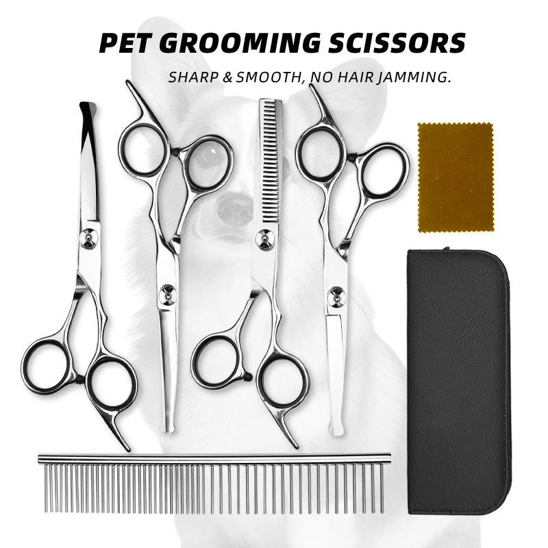 Pawty Global 6" Premium Steel Pet Grooming Scissors Wholesale