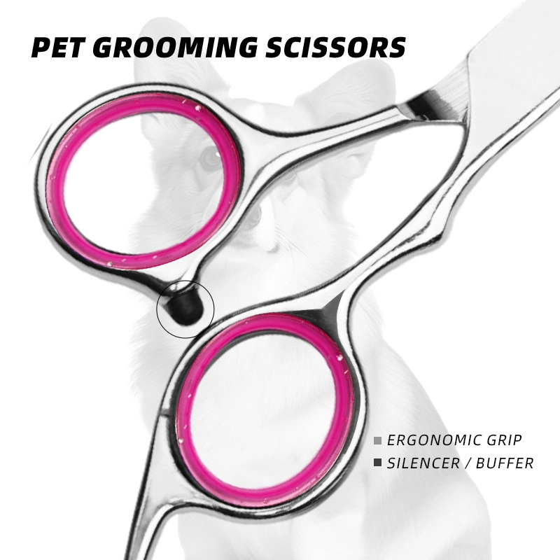 Pawty Global 6" Premium Steel Pet Grooming Scissors Wholesale
